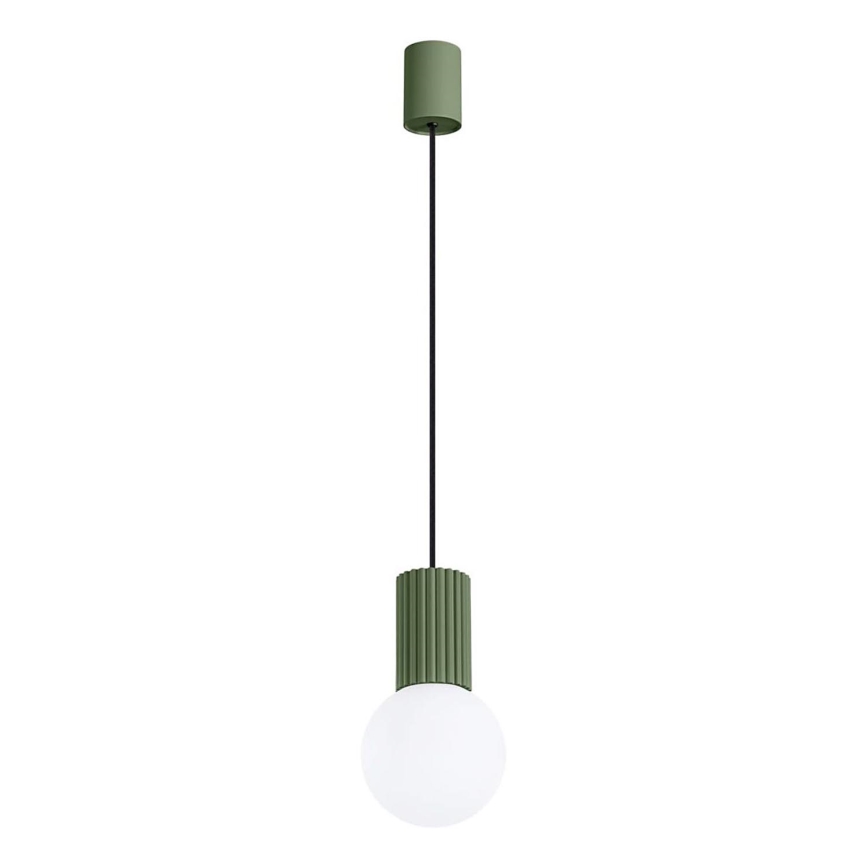 Chandelier on a string HALO 1xG9/8W/230V d. 12 cm green