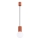Chandelier on a string HALO 1xG9/8W/230V d. 12 cm orange