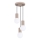 Chandelier on a string HALO 3xG9/8W/230V d. 25 cm beige