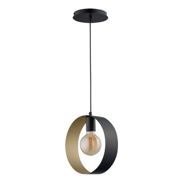 Chandelier on a string HAPPY 1xE27/60W/230V black/gold