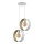 Chandelier on a string HAPPY 2xE27/60W/230V white/gold