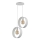 Chandelier on a string HAPPY 2xE27/60W/230V white