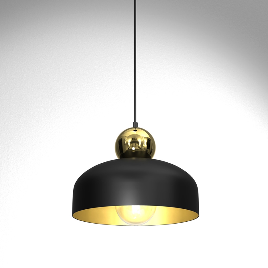 Chandelier on a string HARALD 1xE27/60W/230V black