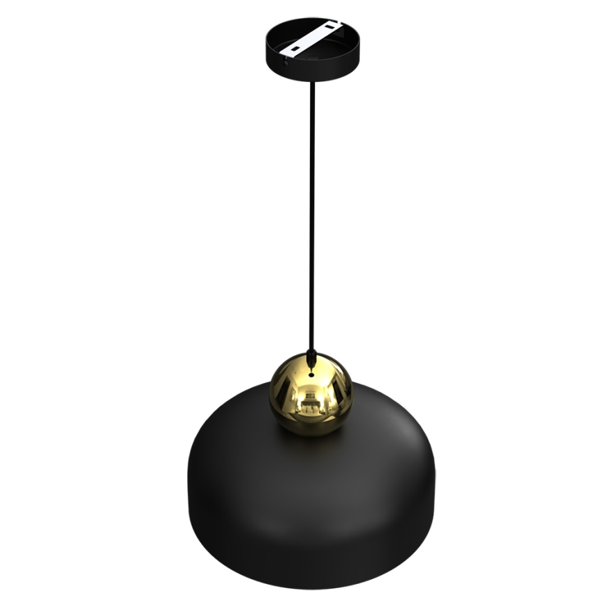 Chandelier on a string HARALD 1xE27/60W/230V black