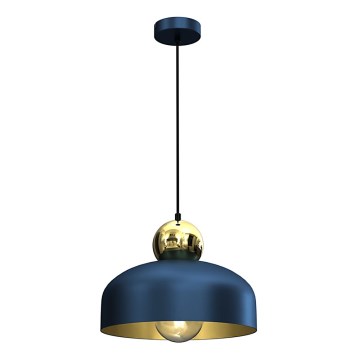 Chandelier on a string HARALD 1xE27/60W/230V blue