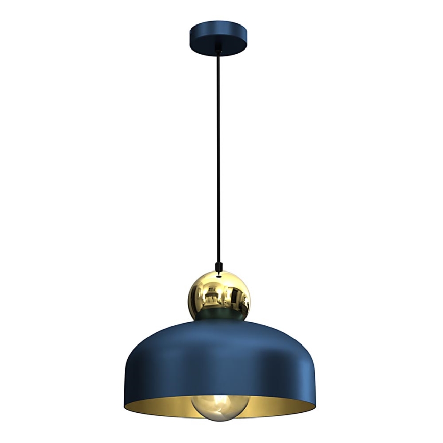 Chandelier on a string HARALD 1xE27/60W/230V blue