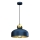 Chandelier on a string HARALD 1xE27/60W/230V blue
