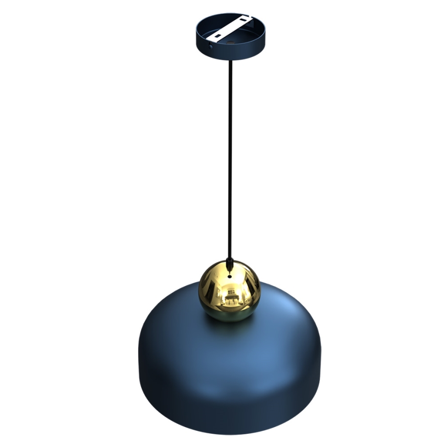 Chandelier on a string HARALD 1xE27/60W/230V blue