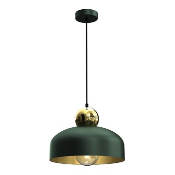 Chandelier on a string HARALD 1xE27/60W/230V green