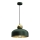 Chandelier on a string HARALD 1xE27/60W/230V green