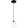 Chandelier on a string HARMA 1xE27/15W/230V d. 20 cm white/black