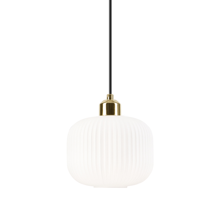 Chandelier on a string HARMA 1xE27/15W/230V d. 20 cm white/gold