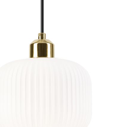 Chandelier on a string HARMA 1xE27/15W/230V d. 20 cm white/gold