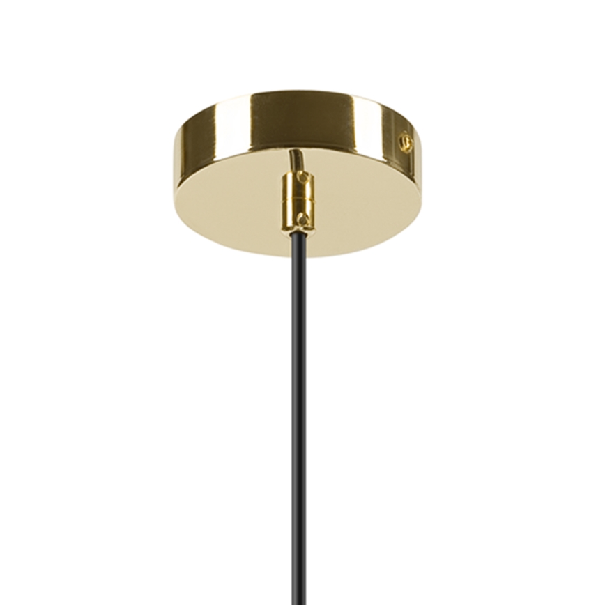Chandelier on a string HARMA 1xE27/15W/230V d. 20 cm white/gold