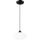 Chandelier on a string HARMA 1xE27/15W/230V d. 25 cm white/black