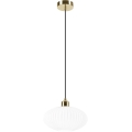 Chandelier on a string HARMA 1xE27/15W/230V d. 25 cm white/gold