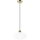 Chandelier on a string HARMA 1xE27/15W/230V d. 25 cm white/gold