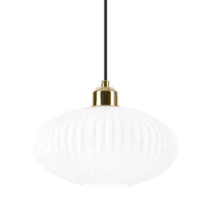 Chandelier on a string HARMA 1xE27/15W/230V d. 25 cm white/gold