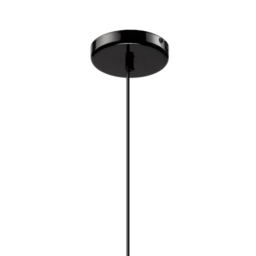 Chandelier on a string HARMA 1xE27/15W/230V d. 30 cm white/black