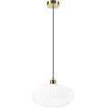 Chandelier on a string HARMA 1xE27/15W/230V d. 30 cm white/gold
