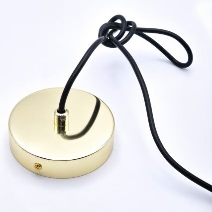 Chandelier on a string HARMA 1xE27/15W/230V d. 30 cm white/gold
