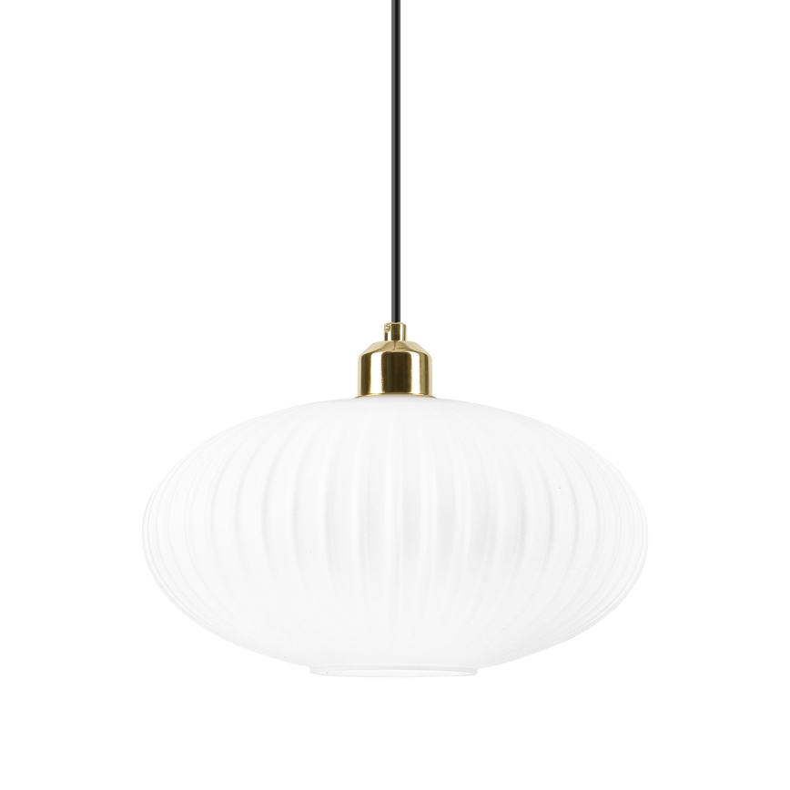 Chandelier on a string HARMA 1xE27/15W/230V d. 30 cm white/gold