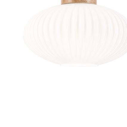 Chandelier on a string HARMONY 1xE27/15W/230V d. 25 cm white/oak