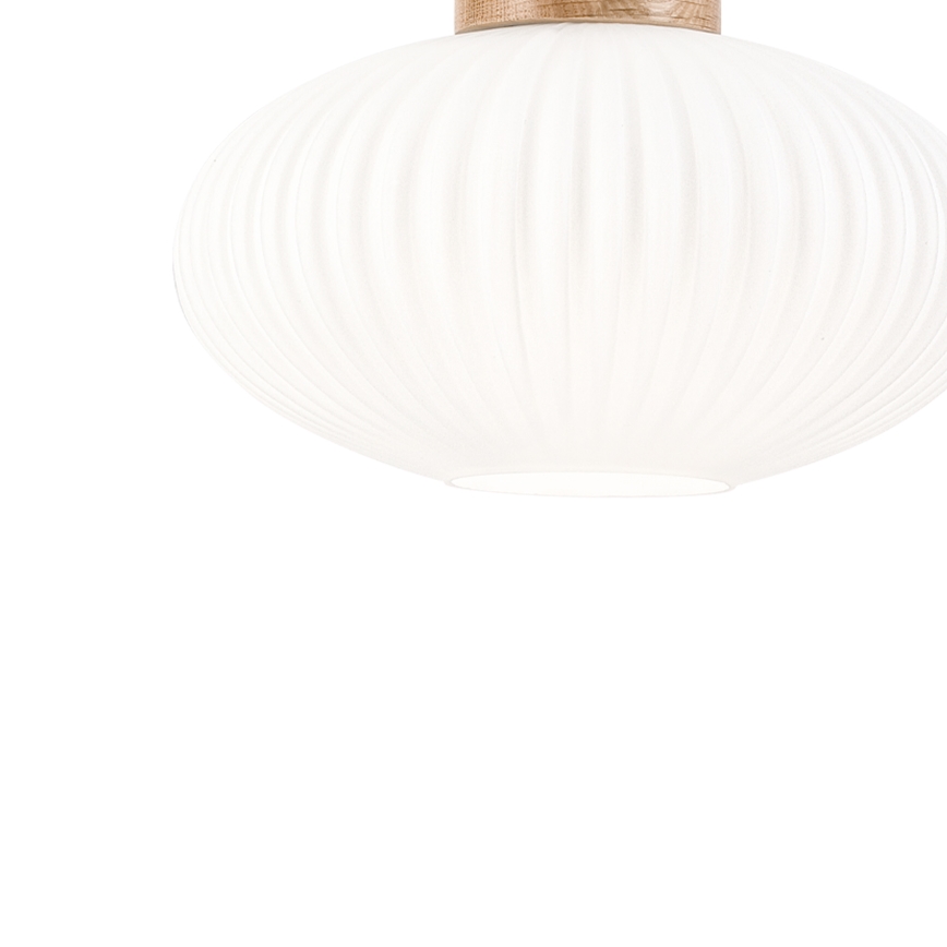 Chandelier on a string HARMONY 1xE27/15W/230V d. 25 cm white/oak