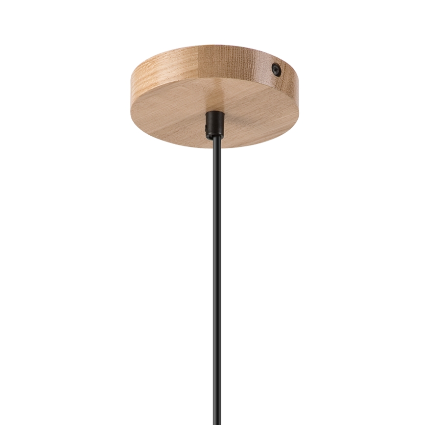 Chandelier on a string HARMONY 1xE27/15W/230V d. 25 cm white/oak