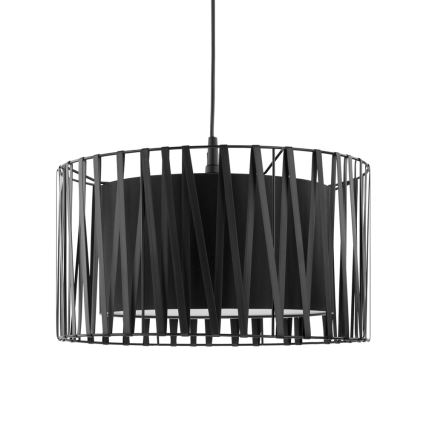 Chandelier on a string HARMONY BLACK 1xE27/60W/230V