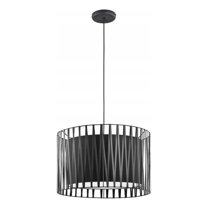 Chandelier on a string HARMONY BLACK 3xE27/60W/230V