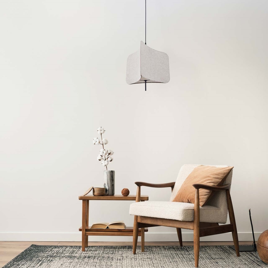 Chandelier on a string HAVANA 1xE27/20W/230V d. 50 cm beige