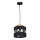 Chandelier on a string HAVARD 1xE27/60W/230V black/brass