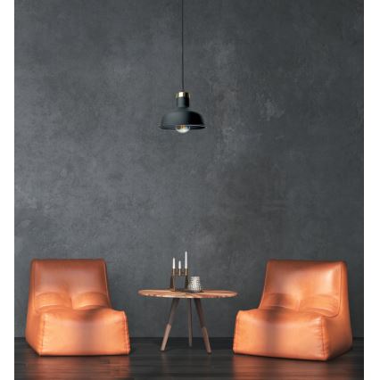 Chandelier on a string HEBE 1xE27/60W/230V black