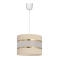 Chandelier on a string HELEN 1xE27/15W/230V creamy