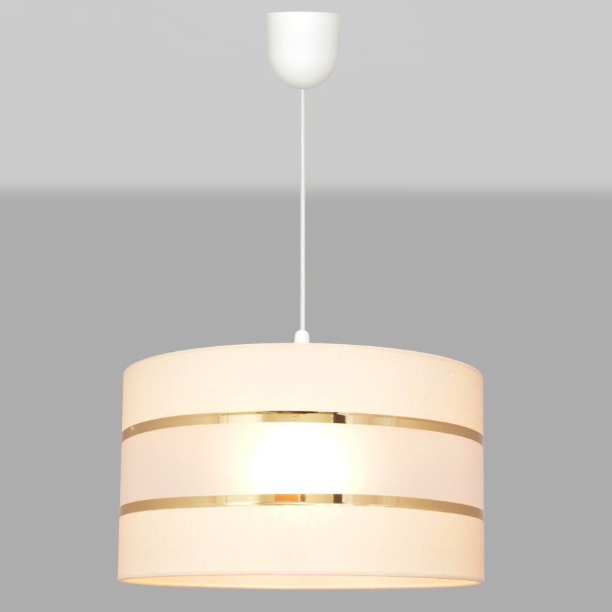 Chandelier on a string HELEN 1xE27/15W/230V creamy