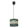 Chandelier on a string HELEN 1xE27/15W/230V d. 20 cm green/gold