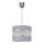 Chandelier on a string HELEN 1xE27/15W/230V d. 20 cm grey/silver