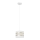 Chandelier on a string HELEN 1xE27/15W/230V d. 20 cm white/golden