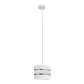 Chandelier on a string HELEN 1xE27/15W/230V d. 20 cm white