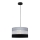 Chandelier on a string HELEN 1xE27/15W/230V d. 35 cm black/grey/silver