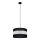 Chandelier on a string HELEN 1xE27/15W/230V d. 35 cm black/silver