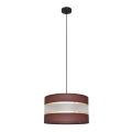 Chandelier on a string HELEN 1xE27/15W/230V d. 35 cm brown/black/golden