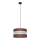 Chandelier on a string HELEN 1xE27/15W/230V d. 35 cm brown/black/golden