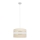 Chandelier on a string HELEN 1xE27/15W/230V d. 35 cm cream/golden