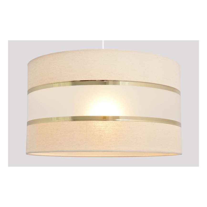 Chandelier on a string HELEN 1xE27/15W/230V d. 35 cm cream/golden