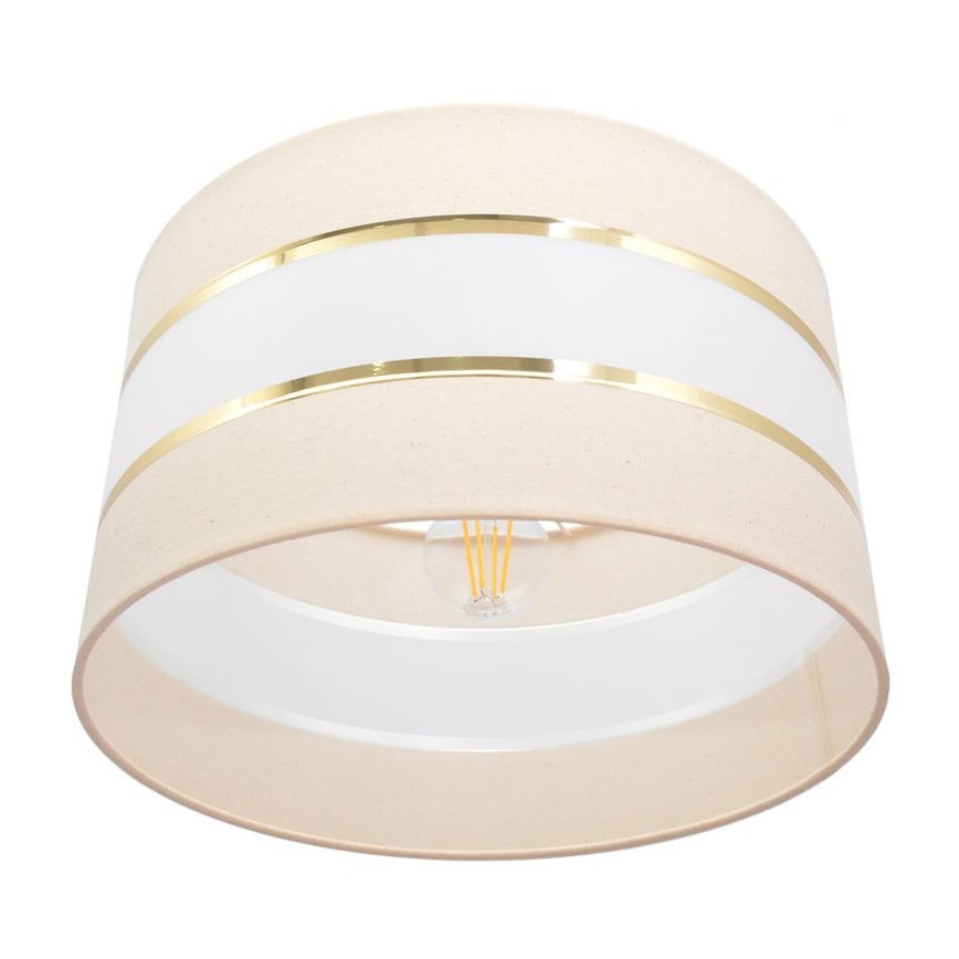 Chandelier on a string HELEN 1xE27/15W/230V d. 35 cm cream/golden