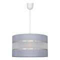 Chandelier on a string HELEN 1xE27/15W/230V d. 35 cm grey/silver