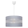 Chandelier on a string HELEN 1xE27/15W/230V d. 35 cm grey/silver