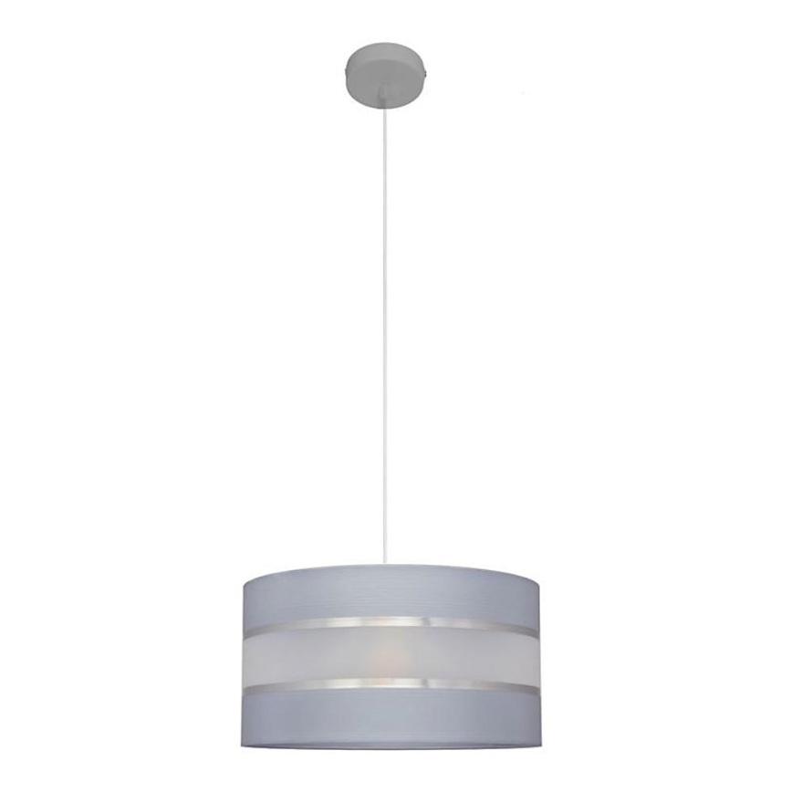 Chandelier on a string HELEN 1xE27/15W/230V d. 35 cm grey/silver